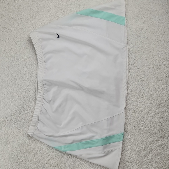 Nike Pants - Nike White Skort with Mint Green Aqua Accents